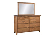 Amish Restful Retreat Dresser with Mirror