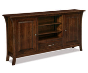 Amish Ensenada 2 Door Media Stand