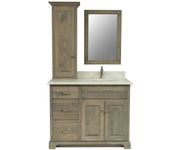 Amish Southerland Vanity with Side Tower and Mirror
