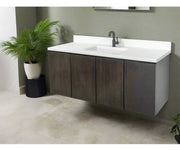 Amish Floating Vanity with Overlay Doors