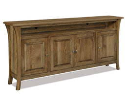 Amish Ensenada 4 Door Media Stand
