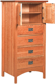 Amish Arts & Crafts Lingerie Chest
