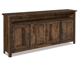Amish Houston 4 Door Media Stand