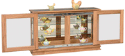 Amish Large Console with Sliding Doors