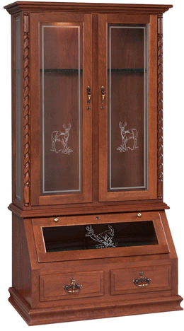 Amish Chester Gun Cabinet