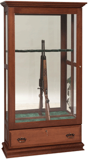 Amish Sliding Door Gun Cabinet