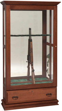 Amish Sliding Door Gun Cabinet