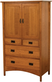 Amish Arts & Crafts Armoire