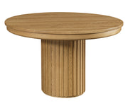 Amish Casey Round Single Pedestal Table