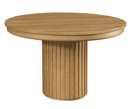 Amish Casey Round Single Pedestal Table