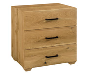 Amish Arcadia 3 Drawer Nightstand
