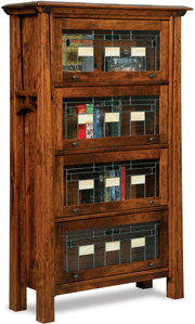 Amish Artesa Barrister Bookcase