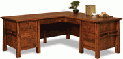 Amish Artesa L Desk