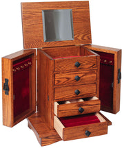 Amish Mission 5-Drawer Jewelry Chest
