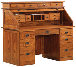 Amish Mission Deluxe Rolltop Desk