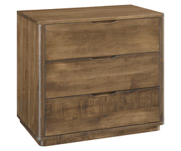 Amish Lacie 3 Drawer Nightstand