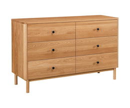 Amish Ledo 6 Drawer Dresser