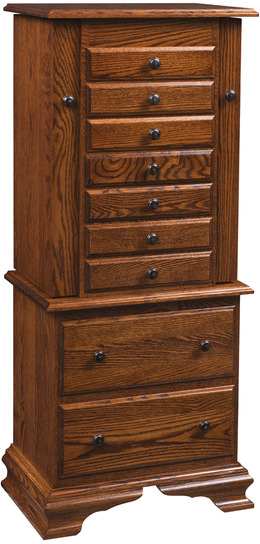 Amish Deluxe Jewelry Armoire