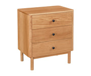 Amish Ledo 3 Drawer Nightstand
