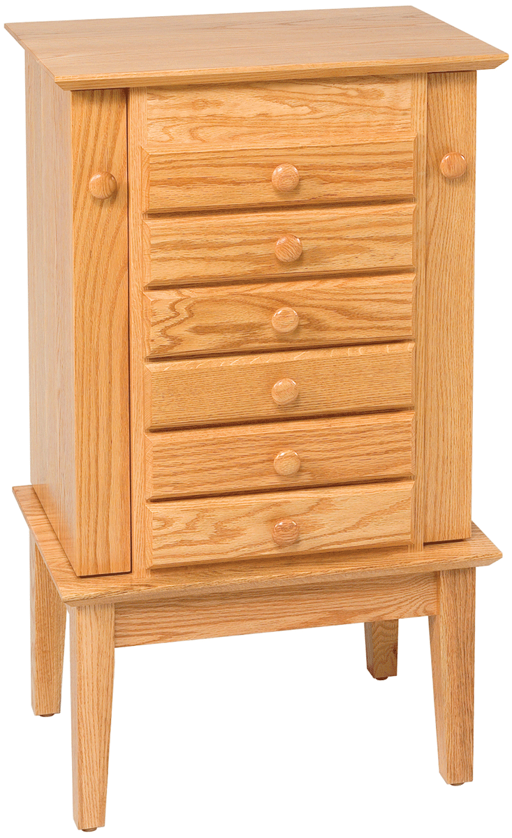 Amish Outlet Store Shaker Jewelry Armoire