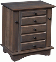 Amish Shaker Dresser Top Jewelry Cabinet