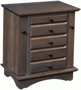 Amish Shaker Dresser Top Jewelry Cabinet