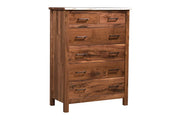 Amish Napa Live Edge 6 Drawer Chest