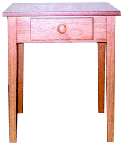 Amish Shaker End Table with Drawer