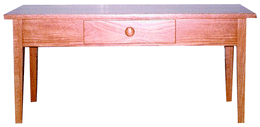 Amish Shaker Coffee Table with Drawer