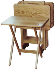 Amish TV Tray Set