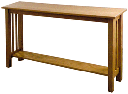 Amish Basic Mission Sofa Table