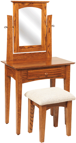Amish Shaker Petite Dressing Table