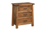 Amish Gold Rush 3 Drawer Nightstand