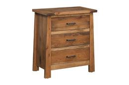 Amish Gold Rush 3 Drawer Nightstand