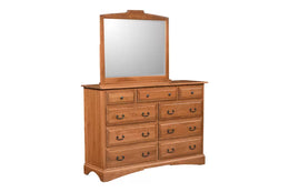 Amish Oxford Dresser with Mirror