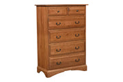 Amish Oxford 6 Drawer Chest