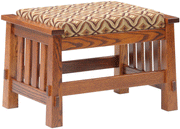 Amish Country Mission Ottoman