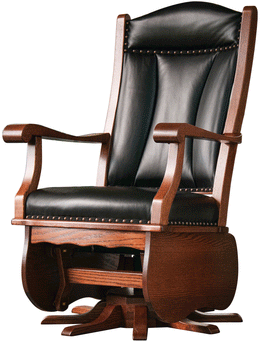 Amish Swivel Glider