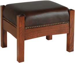 Amish Buckeye Mission Footstool