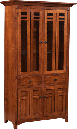 Amish Bungalow Dining Cabinet