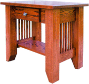Amish Deluxe Mission End Table