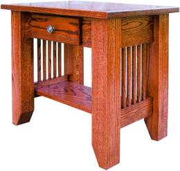 Amish Deluxe Mission End Table