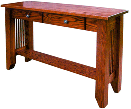 Amish Deluxe Mission Sofa Table