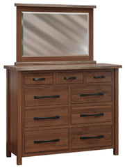 Amish Littleton Dresser with Mirror