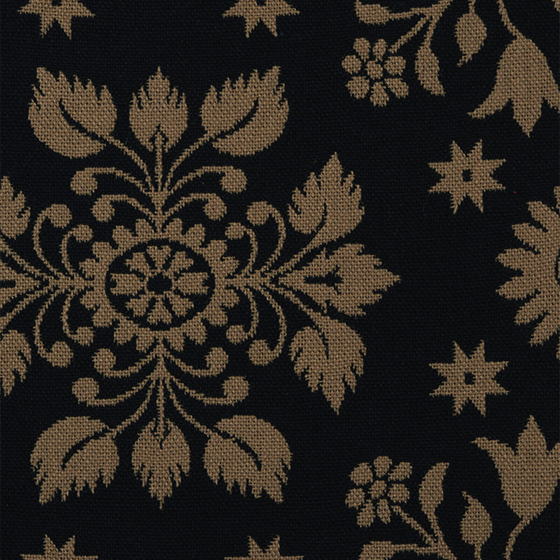 2062 Snowflake Linen / Black
