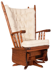 Amish Highback Swivel Glider