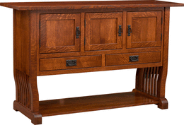 Amish Bentwood Server