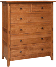 Amish Bungalow 6-Drawer Chest