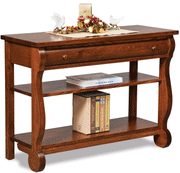 Amish Old Classic Sleigh Sofa Table