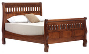 Amish Slatted Sleigh Bed